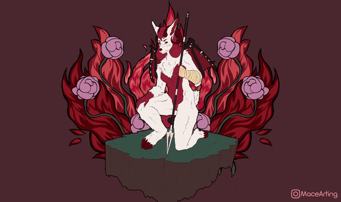 Flat colored fullbody (commission)