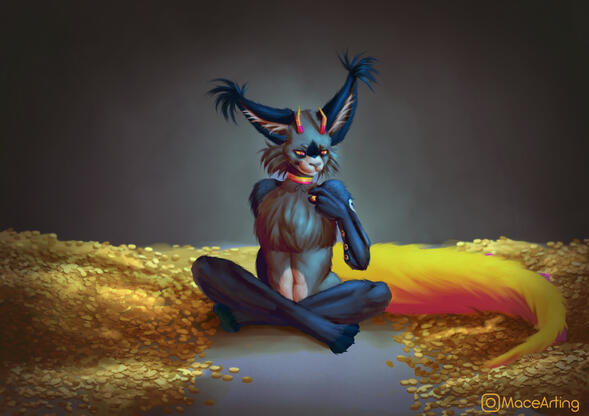 Rendered fullbody | scene (commission)